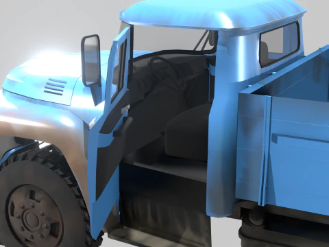 ZIL-130 3D Model