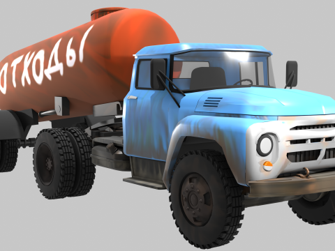 ZIL 130V1 Model 3D