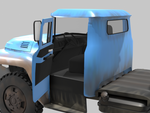 ZIL 130V1 Modelo 3D