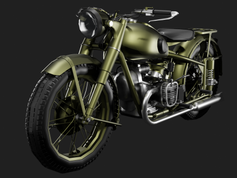 Ural M72 Modelo 3D