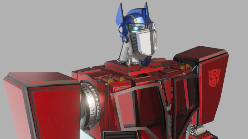 Optimus Prime Tf Animated 3D Модель .c4d .max .obj .3ds .fbx .stl .blend 