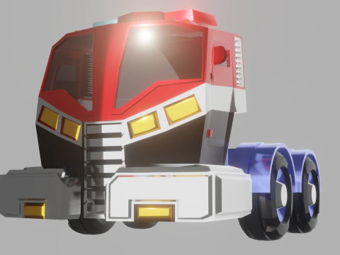 Optimus Prime Tf Animated 3D Model