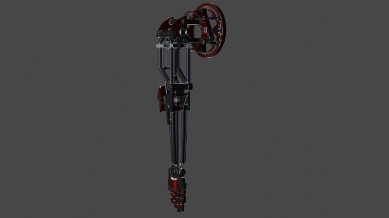 Mechanical arm Modelo 3D .c4d .max .obj .3ds .fbx .stl .blend