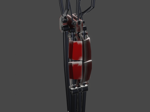 Mechanical leg Modello 3D