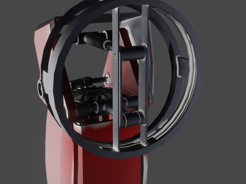 Mechanical leg Modello 3D