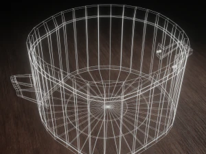 Old saucepan 3D Model
