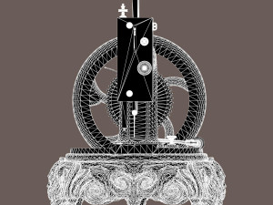 Antique sewing mashine 3Dモデル