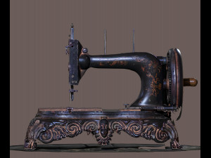 Antique sewing mashine 3Dモデル