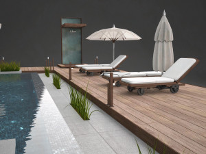 Swimming Pool Equipment Model 3D