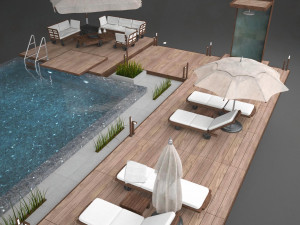 Swimming Pool Equipment Model 3D