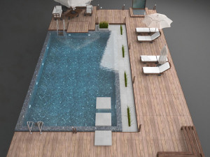 Swimming Pool Equipment Model 3D