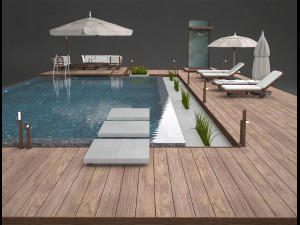 Swimming Pool Equipment Model 3D