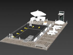 Swimming Pool Equipment Model 3D