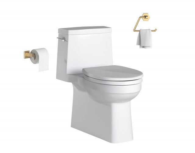 Toilet 3D Model .c4d .max .obj .3ds .fbx .stl .blend 