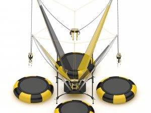 Bungee Trampoline 3D Model