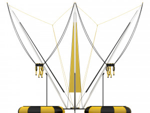 Bungee Trampoline 3D Model