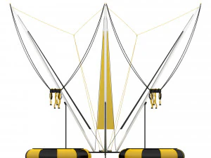 Bungee Trampoline 3D Model