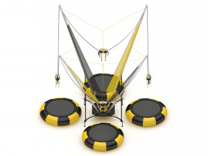 Bungee Trampoline 3Dモデル