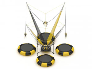 Trampoline élastique Modèle 3D