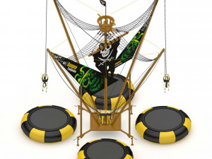 Bungee Trampoline 3D Модель