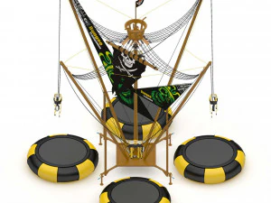 Bungee Trampoline 3D Model