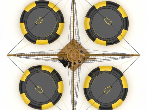 Bungee Trampoline 3D Model
