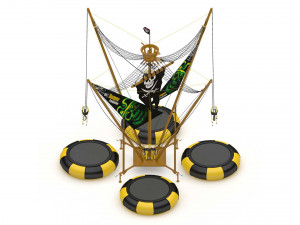 Bungee Trampoline 3Dモデル