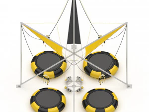 Bungee Trampoline 3D Model
