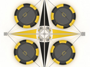 Bungee Trampoline 3D Model