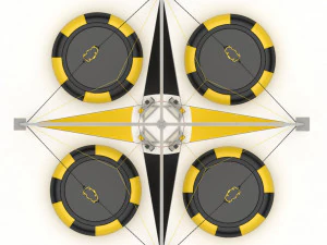 Bungee Trampoline 3D Model