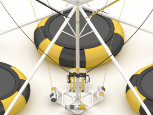 Bungee Trampoline 3D Model