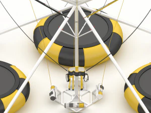 Bungee Trampoline 3D Model