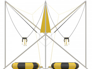 Bungee Trampoline 3D Model