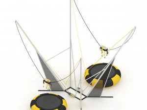 Bungee Trampoline 3D Model