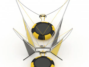 Bungee Trampoline 3D Model