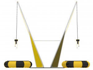 Bungee Trampoline 3D Model