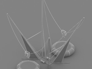 Bungee Trampoline 3D Модель