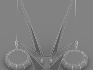 Bungee Trampoline 3D Model