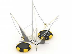 Bungee Trampoline 3D Model