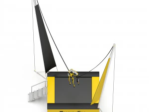 Bungee Trampoline 3D Model