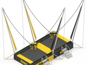 Bungee Trampoline 3D Model