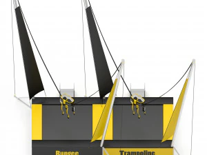 Bungee Trampoline 3D Model