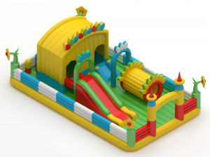 Inflatable Playgrounds Modello 3D