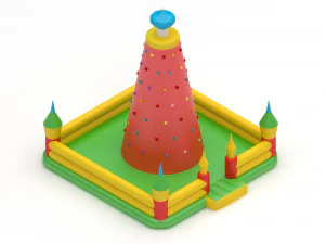 Parques infl&aacute;veis Modelo 3D
