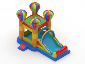 Parques infl&aacute;veis Modelo 3D