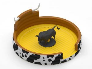 Parques infl&aacute;veis Modelo 3D