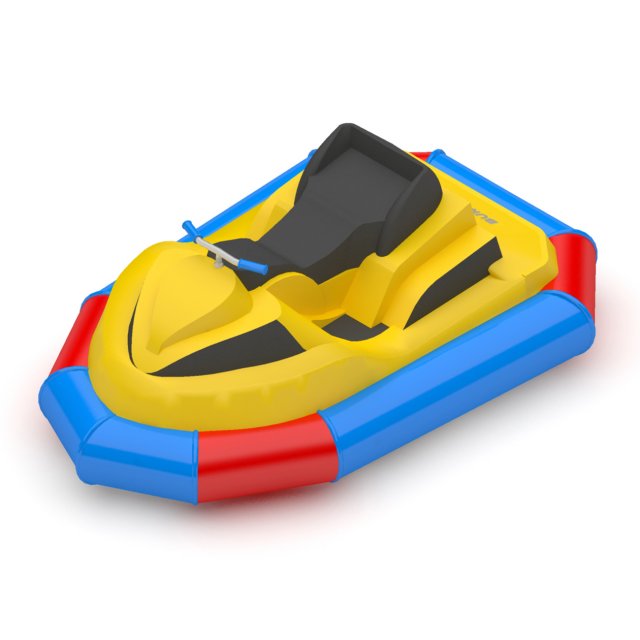 Bumper Boat Modelo 3D .c4d .max .obj .3ds .fbx .stl .blend 