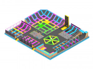 Trampoline Park 3D मॉडल