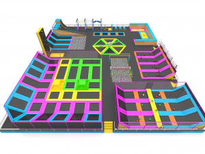 Trampoline Park 3D Model