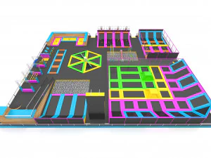 Trampoline Park 3D Model